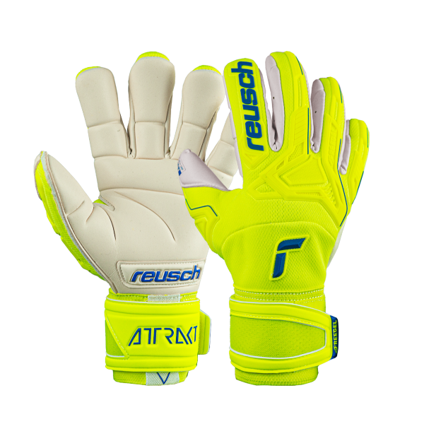 Reusch Attrakt Freegel Gold X Finger Support 5270960 2001 white blue yellow 1